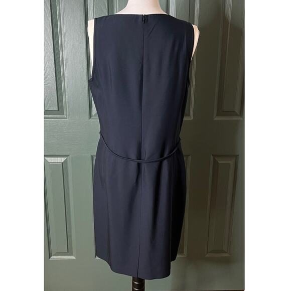 Ellen Tracy Sleeveless Sheath‎ Dress Black Office Career Work Party - Picture 2 of 9